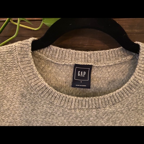 GAP Grey/Brown Knit Crew Neck Sweater - Size S 🖤 - Picture 5 of 7
